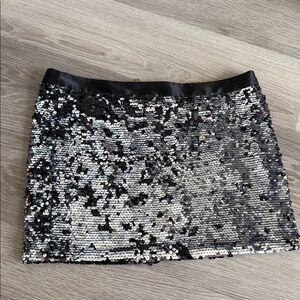 Literature noir sequin mini dress